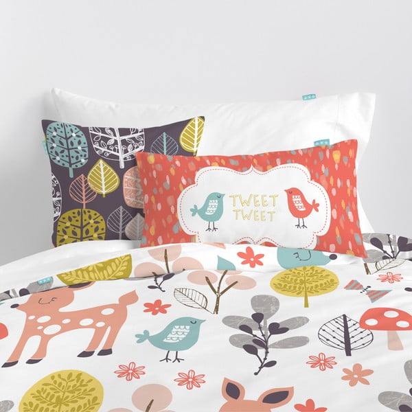 Detské bavlnené obliečky Moshi Moshi Woodland, 140 x 200 cm-image-1
