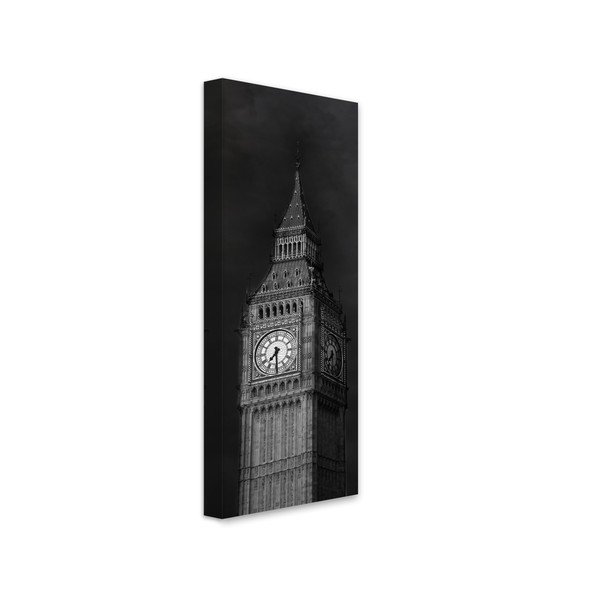 Obraz Styler Canvas Silver Big Ben, 45 × 140 cm-image-2