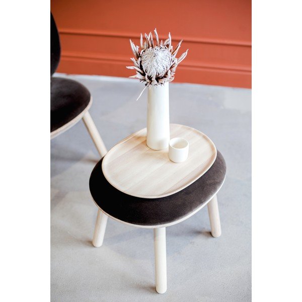 Béžová podnožka z ovčej vlny EMKO Naïve-image-1