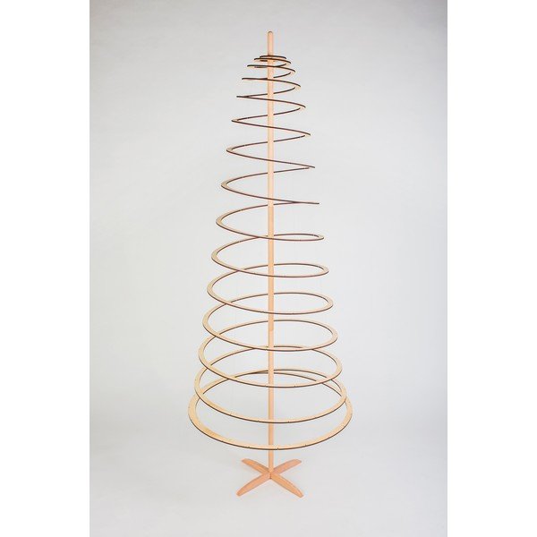 Drevený dekoratívny vianočný stromček Spira Slim, výška 72 cm