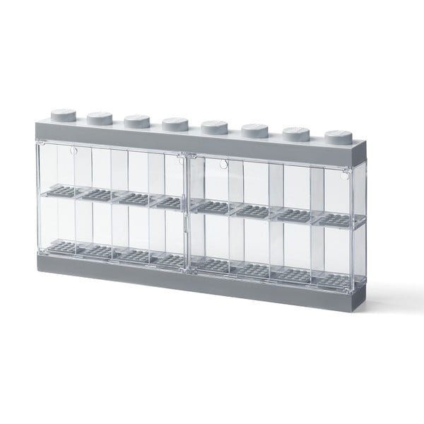 Sivá zberateľská skrinka na 16 minifigúrok - LEGO®-image-3