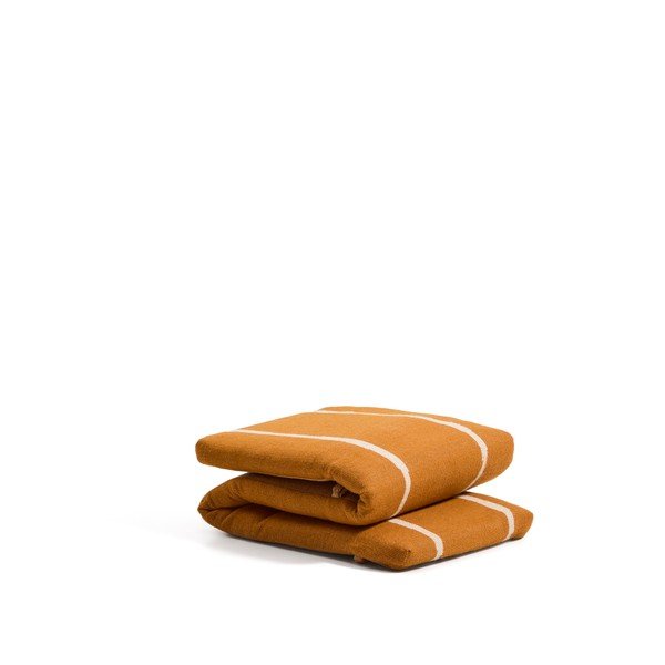 Oranžový záhradný sedák na ležadlo 50x175 cm Daila – Kave Home-image-3