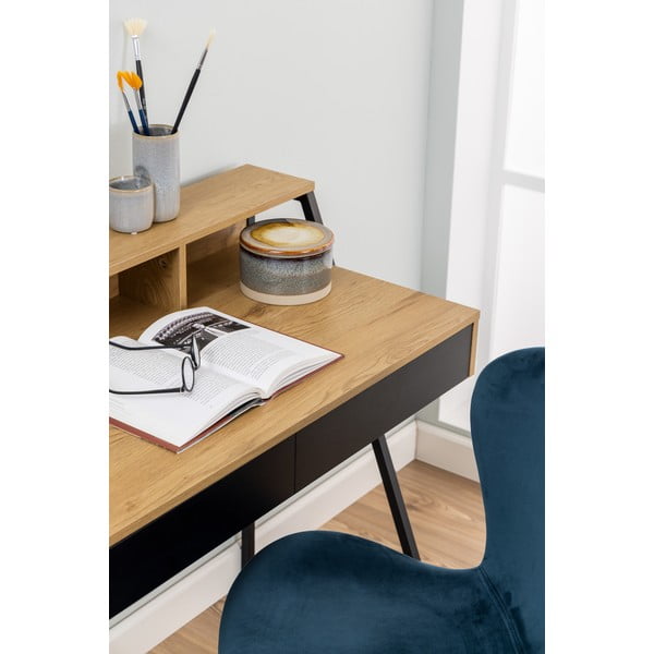 Písací stôl s doskou v dubovom dekore Actona Reece, 100 x 50 cm-image-2