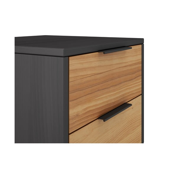 Nočný stolík z borovicového dreva v prírodnej farbe Lavis - Marckeric-image-1