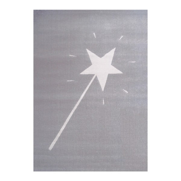 Sivý koberec Art For Kids Magic Wand, 120 × 170 cm