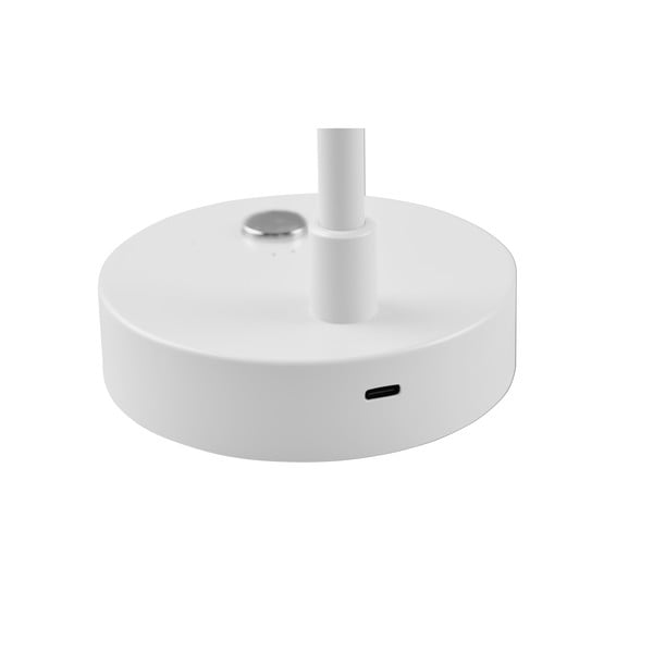 Biela LED stolová lampa so stmievačom (výška  28 cm) Lenny – Trio-image-4
