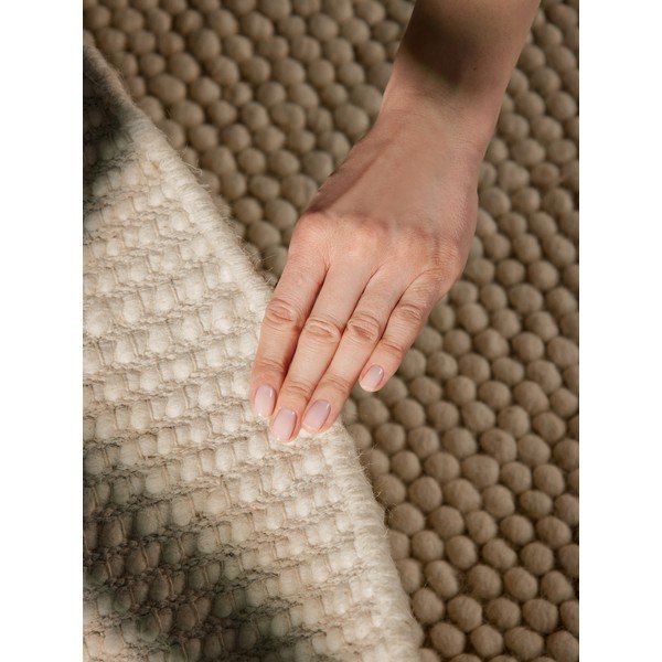 Ručne tkaný vlnený okrúhly koberec v prírodnej farbe ø 200 cm Richmond Diana – Ted Baker-image-4