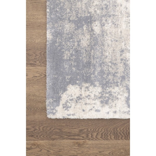 Krémovo-sivý vlnený koberec 120x180 cm Bran – Agnella-image-3