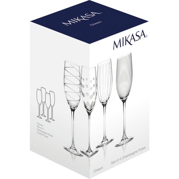 Poháre na sekt v súprave 4 ks 250 ml Cheers - Mikasa-image-4
