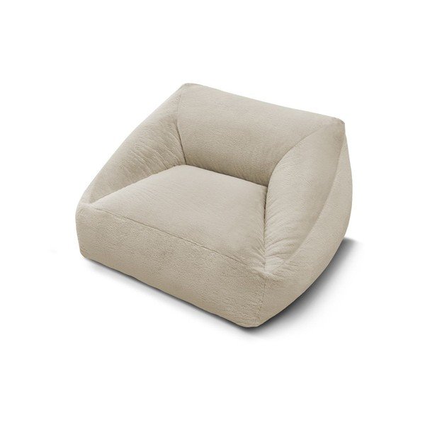 Béžový sedací vak z umelej kožušiny Lilibet – Bobochic Paris-image-4