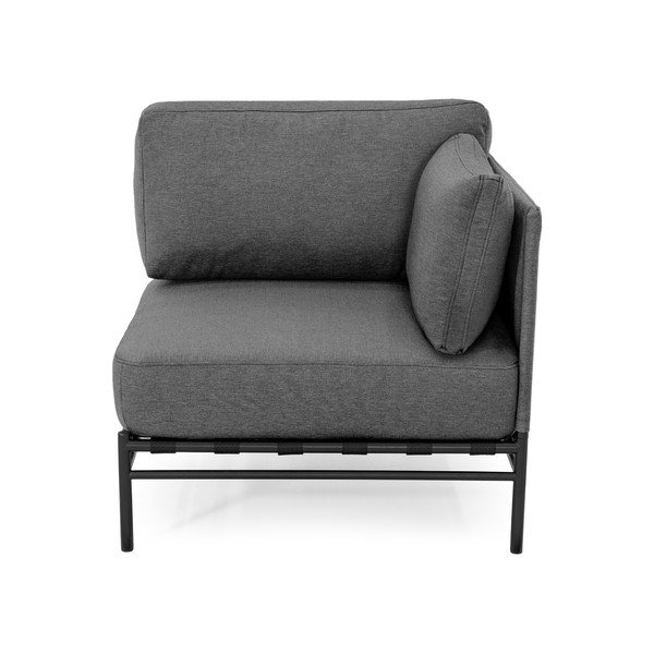Tmavosivý variabilný modul záhradnej pohovky Dandy – Sit Sit-image-2