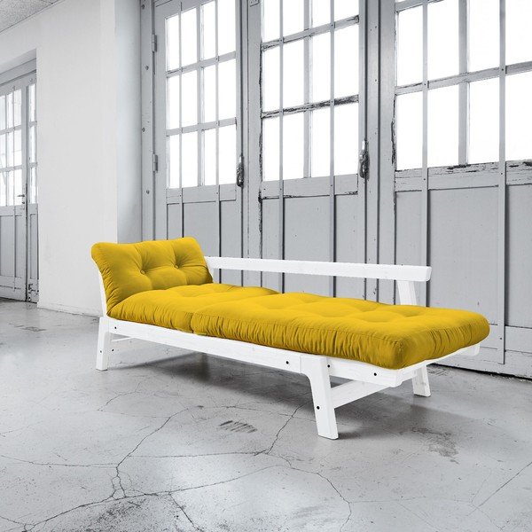 Rozkladacia pohovka Karup Step White/Amarillo-image-3
