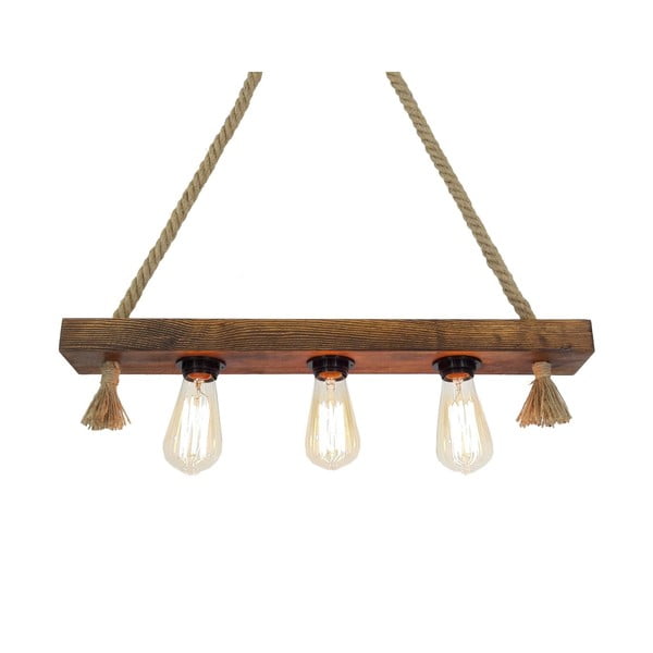 Drevené stropné závesné svietidlo Kutuk-image-2