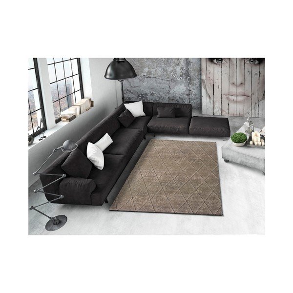 Sivý koberec Universal Bukit Gris, 140 × 200 cm-image-1