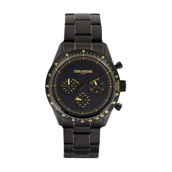 Pánske čierne hodinky Zadig & Voltaire Range