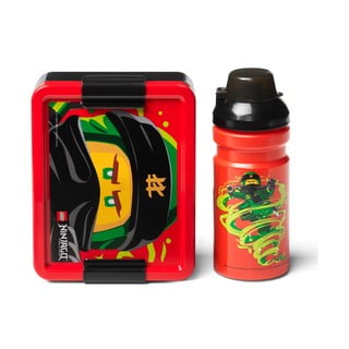 Set červeného desiatového boxu a fľaše na pitie LEGO® Ninjago Classic