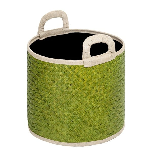 Zelený košík z morskej trávy Ikaika, ⌀ 39 cm