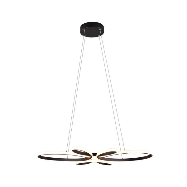 Čierne LED závesné svietidlo Fly – Trio-image-1