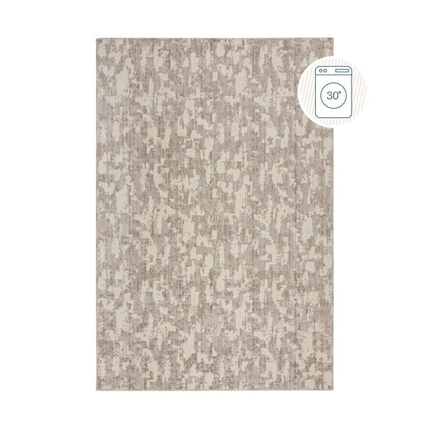 Sivobéžový prateľný koberec 78x150 cm Connely – Flair Rugs