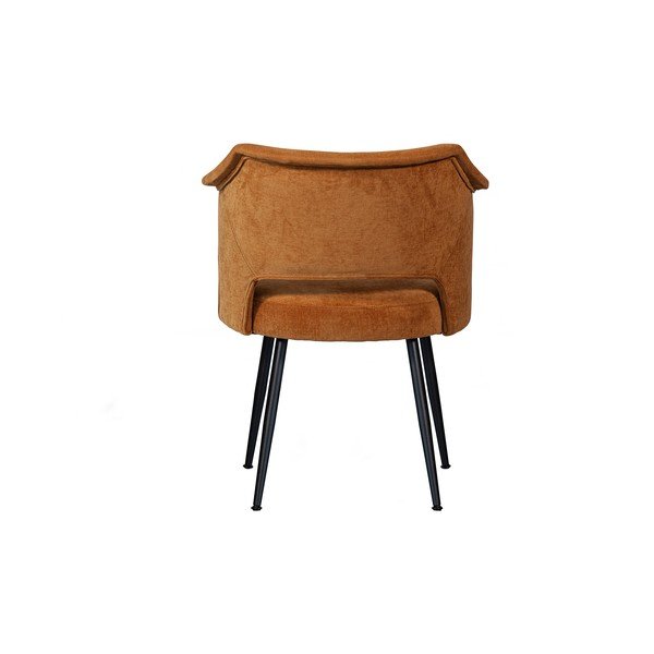 Okrovožlté zamatové jedálenské stoličky v súprave 2 ks Sits – Basiclabel-image-3