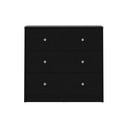 Čierna komoda Tvilum May, 72 x 68 cm