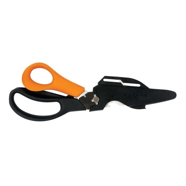 Plne kalené viacúčelové nožnice Fiskars Solid Cuts+More-image-2