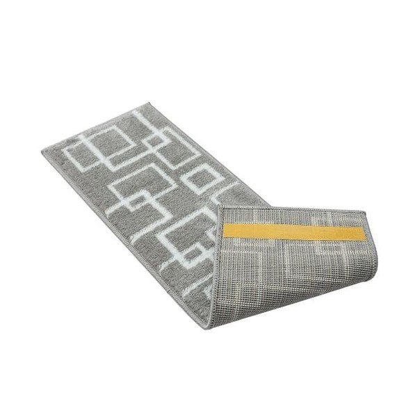 Sivé nášľapy na schody v súprave 13 ks 22x73 cm Geometric – Mila Home
