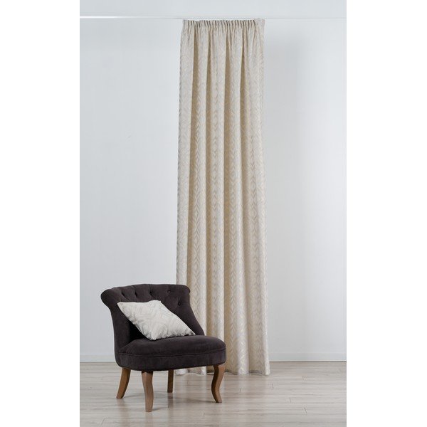 Krémovobiely záves 140x245 cm Giuseppe – Mendola Fabrics-image-3