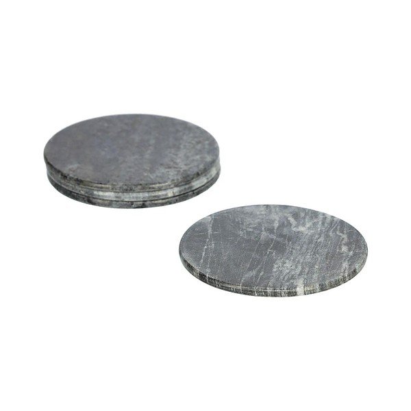 Sivé mramorové tácky v súprave 4 ks Tresa – Kave Home