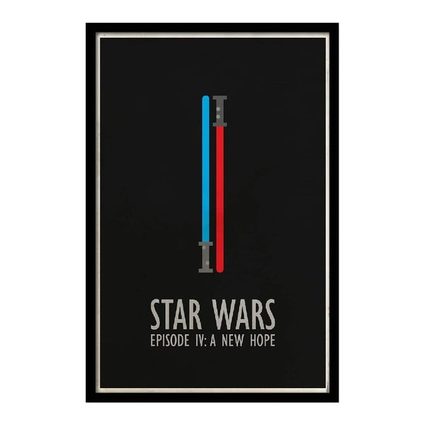 Plagát  Star Wars IV, 35x30 cm