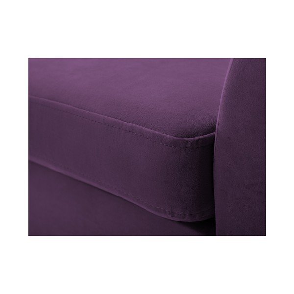 Fialová trojmiestna rozkladacia pohovka s úložným priestorom Mazzini Sofas Peony-image-1