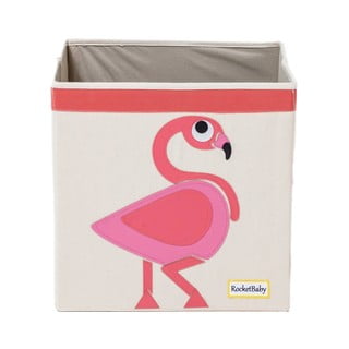 Látkový detský úložný box Mingo the Flamingo - Rocket Baby
