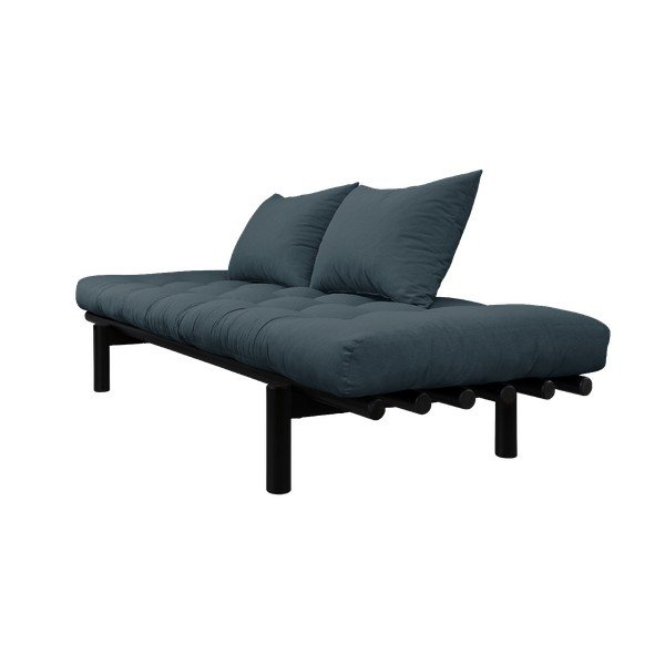Pohovka s petrolejovomodrým poťahom Karup Design Pace Black/Petrol Blue-image-1