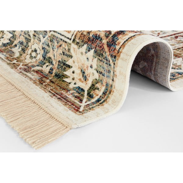 Žltý koberec s prímesou bavlny Nouristan Modern Belutsch, 95 x 140 cm-image-2