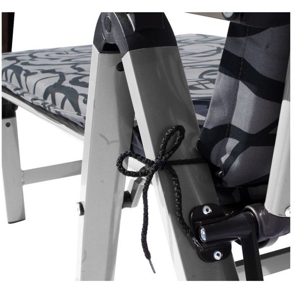 Čierne kovové záhradné ležadlo Ass Comfort - Sun Garden-image-1