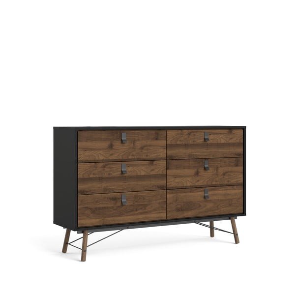 Tmavohnedá komoda Tvilum Ry, 150 x 95 cm-image-2