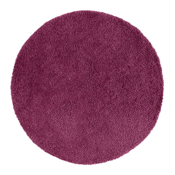 Tmavofialový okrúhly koberec Universal Norge, ⌀ 80 cm
