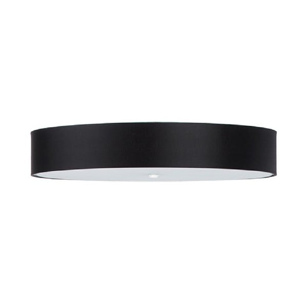 Čierne stropné svietidlo so skleneným tienidlom ø 80 cm Herra - Nice Lamps
