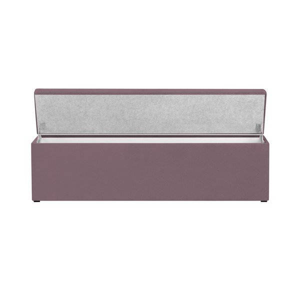Levanduľovofialový otoman Mazzini Sofas Ancona, 200 × 46 cm-image-2