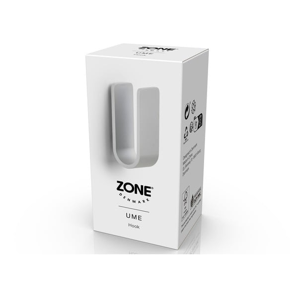 Svetlosivý nástenný kovový háčik Ume – Zone-image-4
