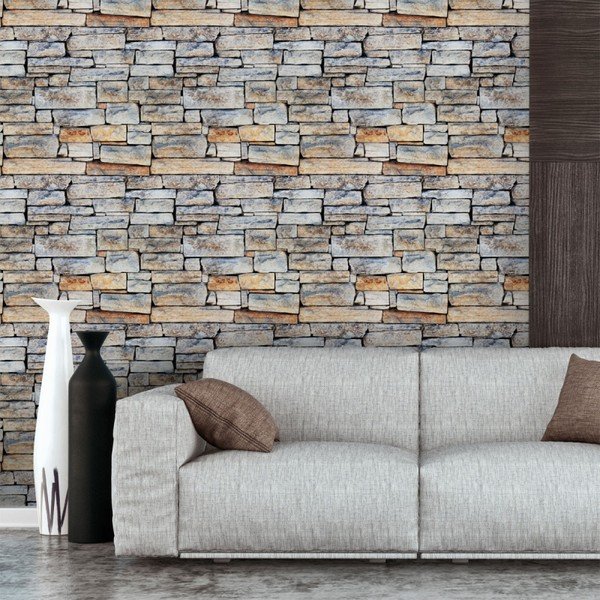 Nástenná samolepka Ambiance Wall Decal Materials Stones of Carthage, 40 × 40 cm-image-3