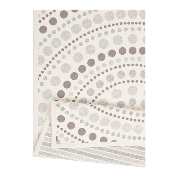 Bielo-sivý obojstranný koberec Narma Oola, 70 x 140 cm-image-4