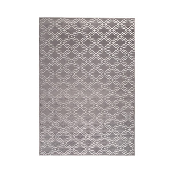 Sivý koberec White Label Feike, 160 × 230 cm