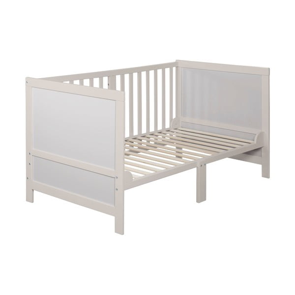 Sivá postieľka s nastaviteľnou výškou 70x140 cm Easy Sleep – Roba-image-4