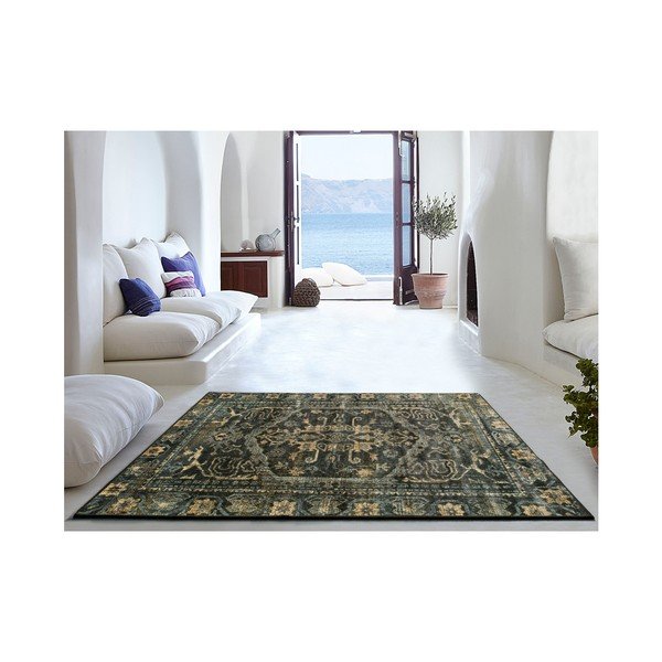 Čierny koberec vhodný aj do e×teriéru Universal Lara Black, 120 × 170 cm-image-1