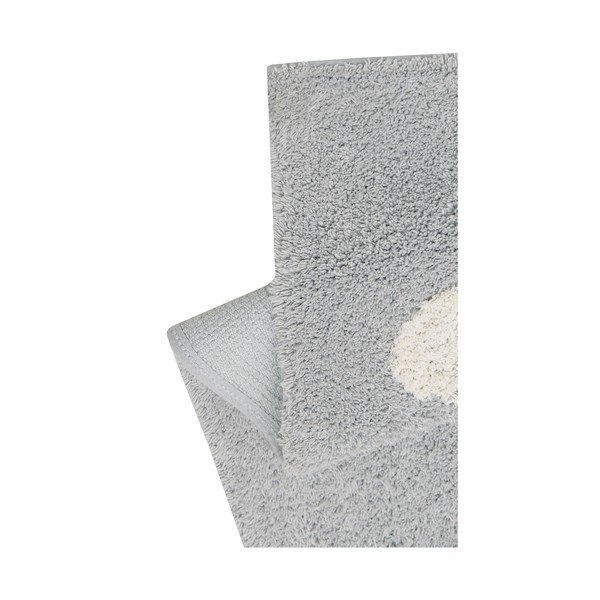 Sivý prateľný ručne tkaný detský koberec s prímesou bavlny 120x160 cm Clouds Grey – Lorena Canals-image-4