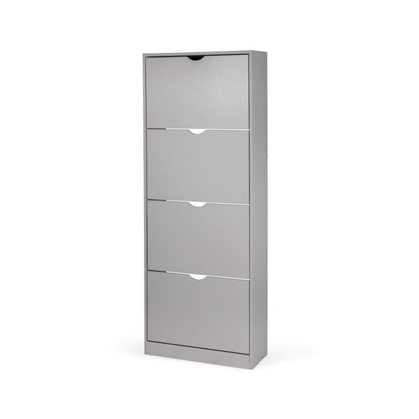 Sivá výklopná skrinka na topánky 60x157x24 cm Stelo – Bonami Essentials