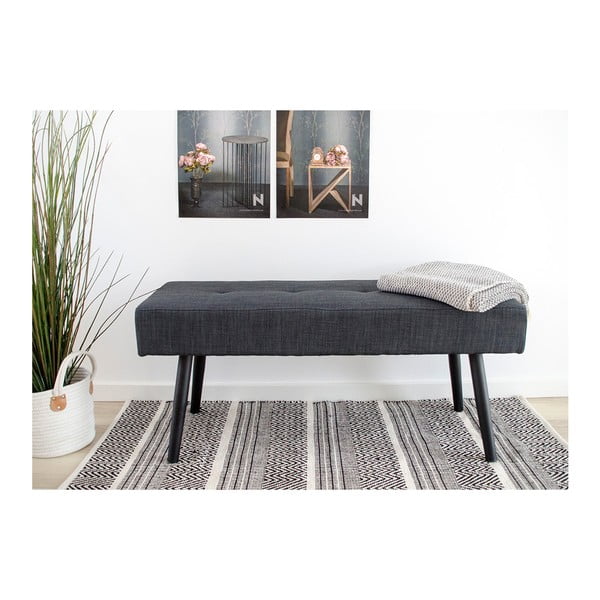 Svetlosivá lavica Bonami Essentials Skiby-image-1