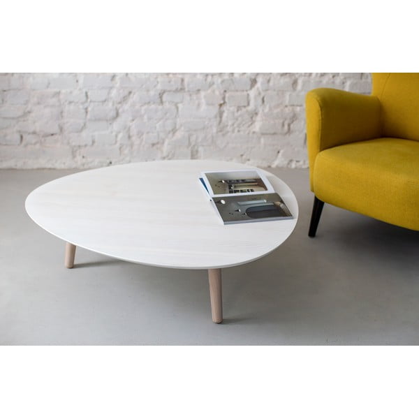 Biely konferenčný stolík z jaseňového dreva Ragaba Contrast Pick-image-4