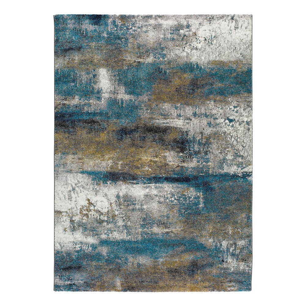 Modrý koberec Universal Kalia Abstract, 140 x 200 cm